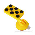Plastic silicone, car mobile stand for mobile, iPod/iPhone/GPS/MP3 Players